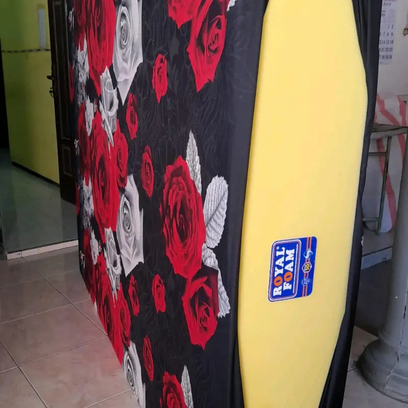 Sarung busa Ressleting ukuran 90x200 Bisa Dicuci Resleting sprei 3