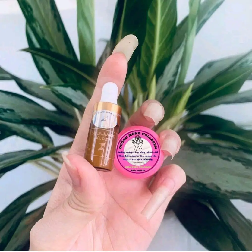 Combo Serum  Nấm Móng và Kem Dưỡng Móng Chân Tay , Dùng cho móng tay và móng chân khi đi làm ở tiệm nails nhiều lần, bộ