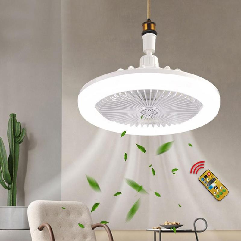 Rotatable Ceiling Fan LED Lights for Bedroom, Dimmable E27 Ceiling Fan Light with Timing Setting, Fashion Indoor Lighting, Silent LED Lamp Fan, LED Lights for Bedroom with Fragrance Outlet, Decorative 1
