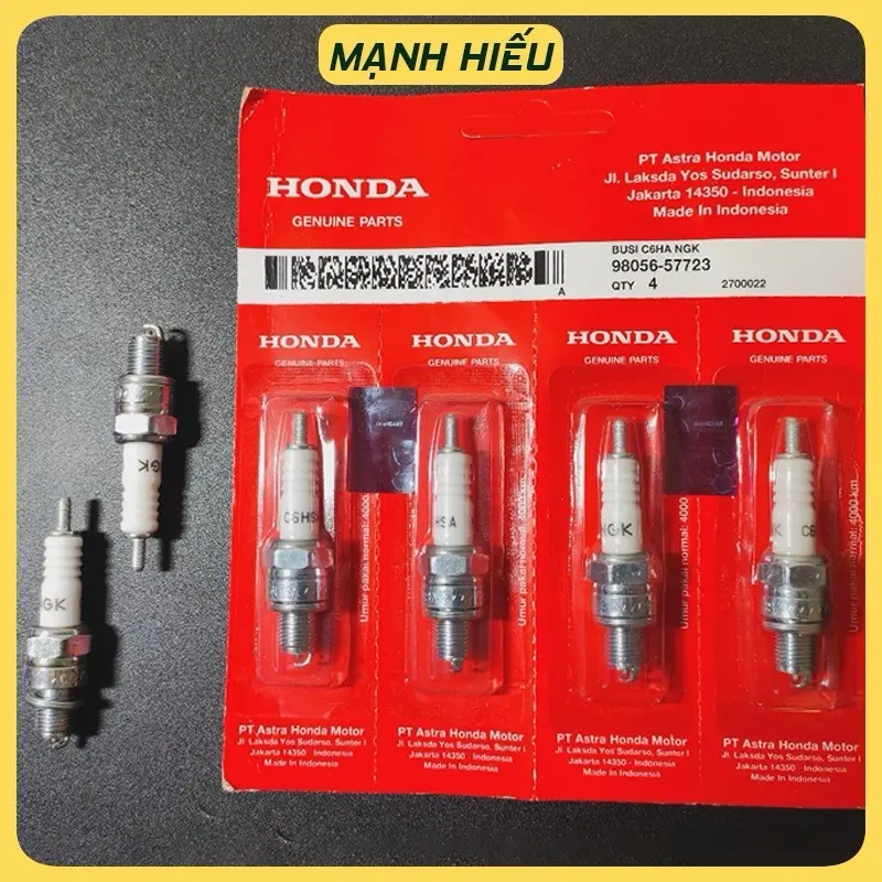 ￼Bugi NGK HONDA Xe Dream Wave CHÂN NGẮN - CHÂN DÀI Chuẩn NGK