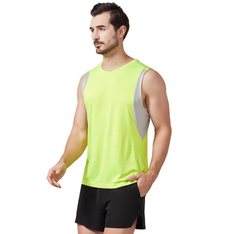 Product Introduction of Sports Vest Men's Summer European and American Loose Thin Outdoor Training Stitching Breathable Men's Running Quick-Drying Clothes Sports Pants 5