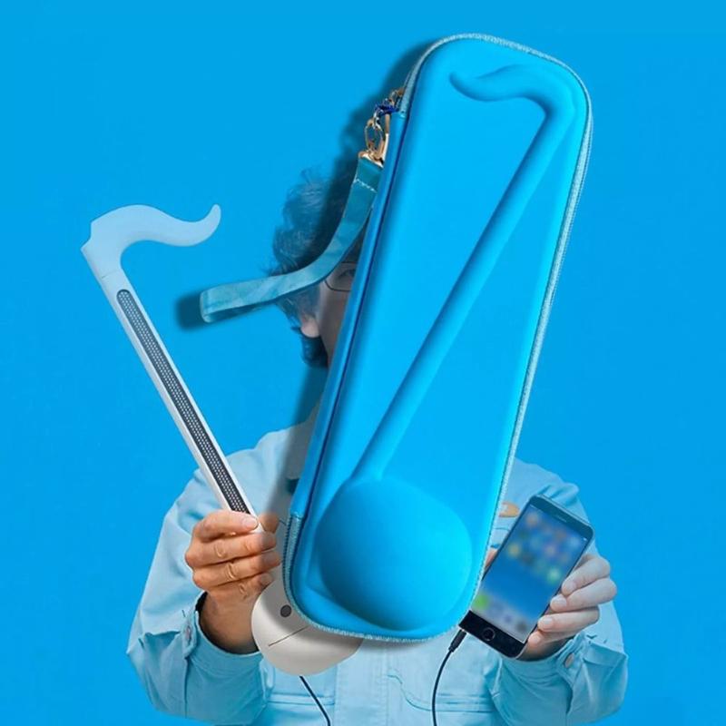 Portable Shockproof Musical Instrument Carrying Case Waterproof Durable Musical Instrument Case Anti-Drop Music Toy Storage Bag for Otamatone 1