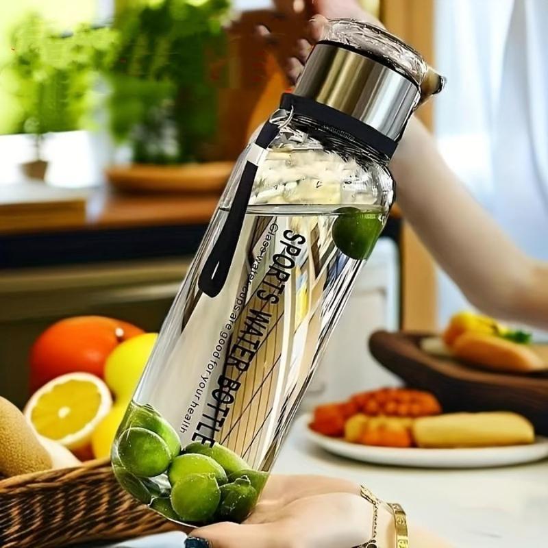 Product Introduction of 1000ml Large Capacity Glass Cup, 1 Count Portable Tea Water Separation Water Cup, Fruit Tea Cup, Drinking Cup for Home Office Picnic Travel 5