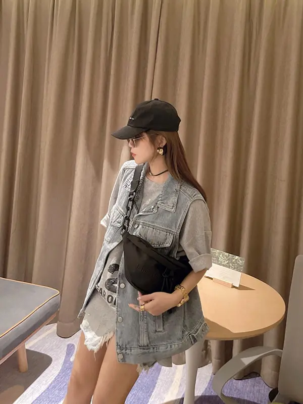 Women's Solid Color Fanny Pack, Fashionable Casual Versatile Zipper Chest Bag for Daily Used, Trendy All-match Sling Bag 3