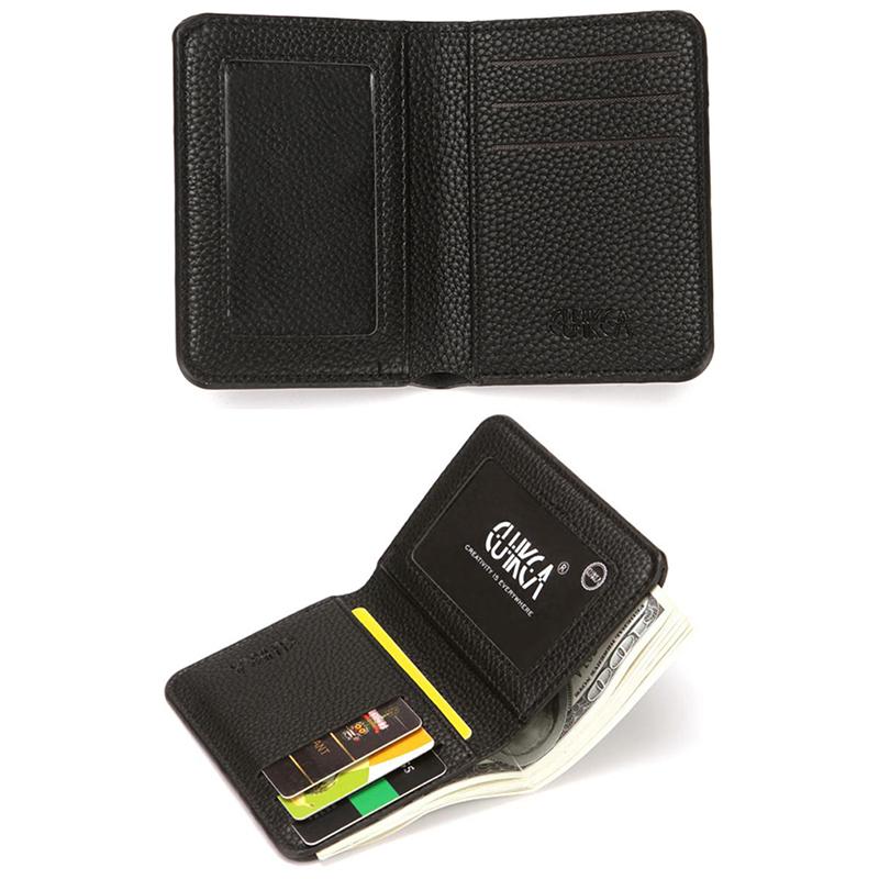 Product Introduction of Fashion Soft Men Wallet Pu Leather Lychee Pattern Mini Coin Purse Driver's License Card Holder 11