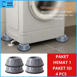 Alas kaki Mesin Cuci Anti Getar Slip Penahan Getaran Alas Kaki Meja Shockproof Pad