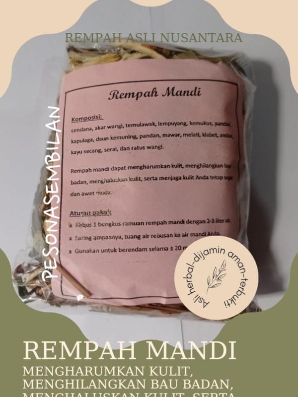 Rempah Mandi Wangi Spa Perawatan Kulit Pengantin 1
