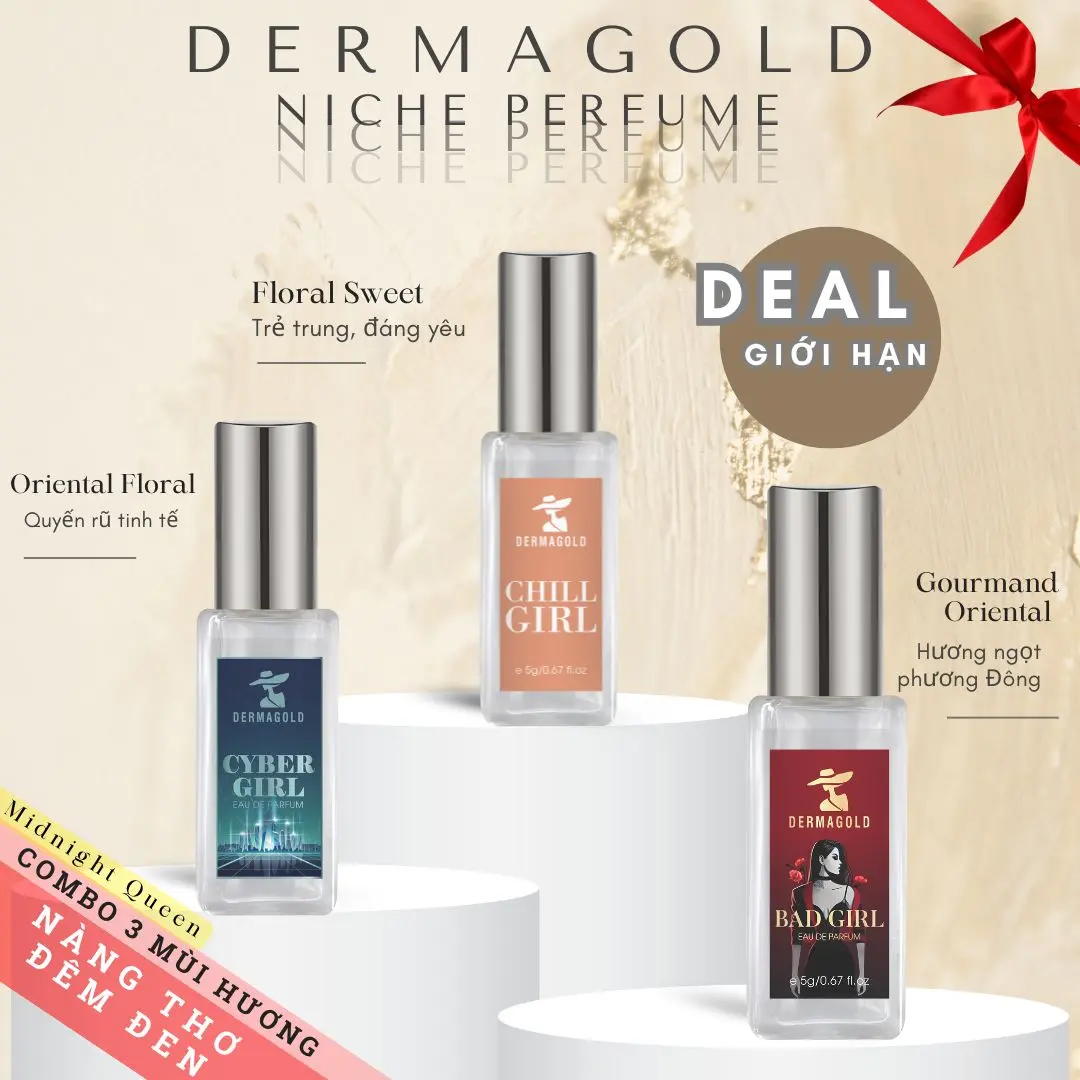 1Q Mùi Hương - Nàng Thơ Đêm Đen - Dung Tích 5ml Combo 3 (CHILL GIRL, BAD GIRL, CYBER GIRL) NT.DDi4912