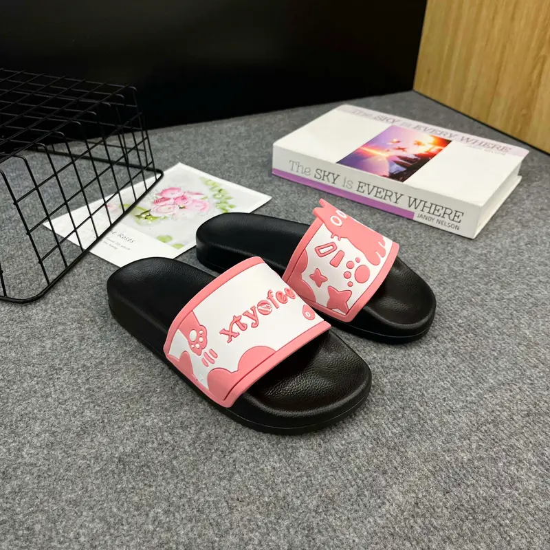 Dép đế trắng dễ vệ sinh, dép nam nữ quai ngang XT YOFEET phong cách trẻ trung- năng động Slipper Đế Bằng DéP Cao Su Giày 2