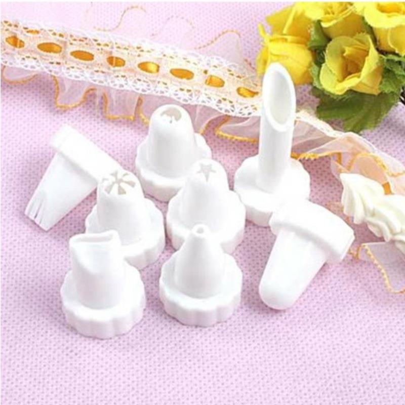 Product Introduction of New 8 Pipe Nozzles with Syringe Plastic Cream Baking Nozzle Dispenser Icing Pastry Cream Tips Pastry Tube Decoration Tool 9