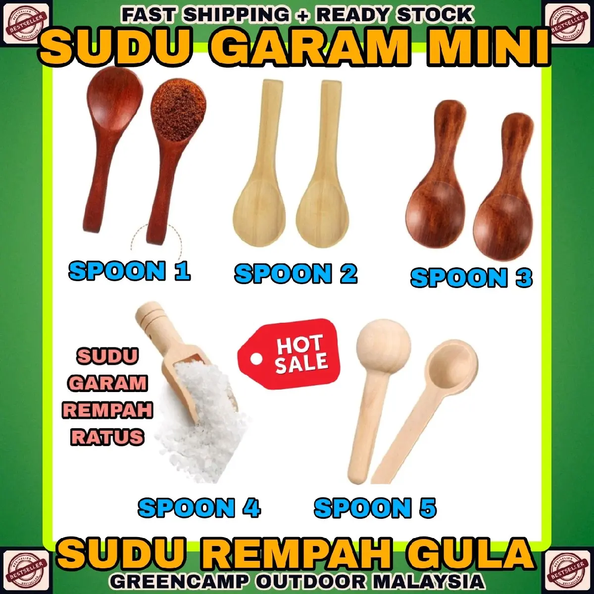 SUDU KAYU GULA GARAM MINI (MANY TYPE) DAPUR SUDU REMPAH KAYU SUDU KAYU DAPUR KITCHEN SPICE WOOD GLASS JAR KITCHEN SUDU KOREA NATURAL WOOD SPOON DINING TABLE HOME DECORATIONS SPICE JAR GLASS SPOON SUDU MASAK DAPUR SUDU KITCHENWARE SPATULA WOOD MINI SPOON