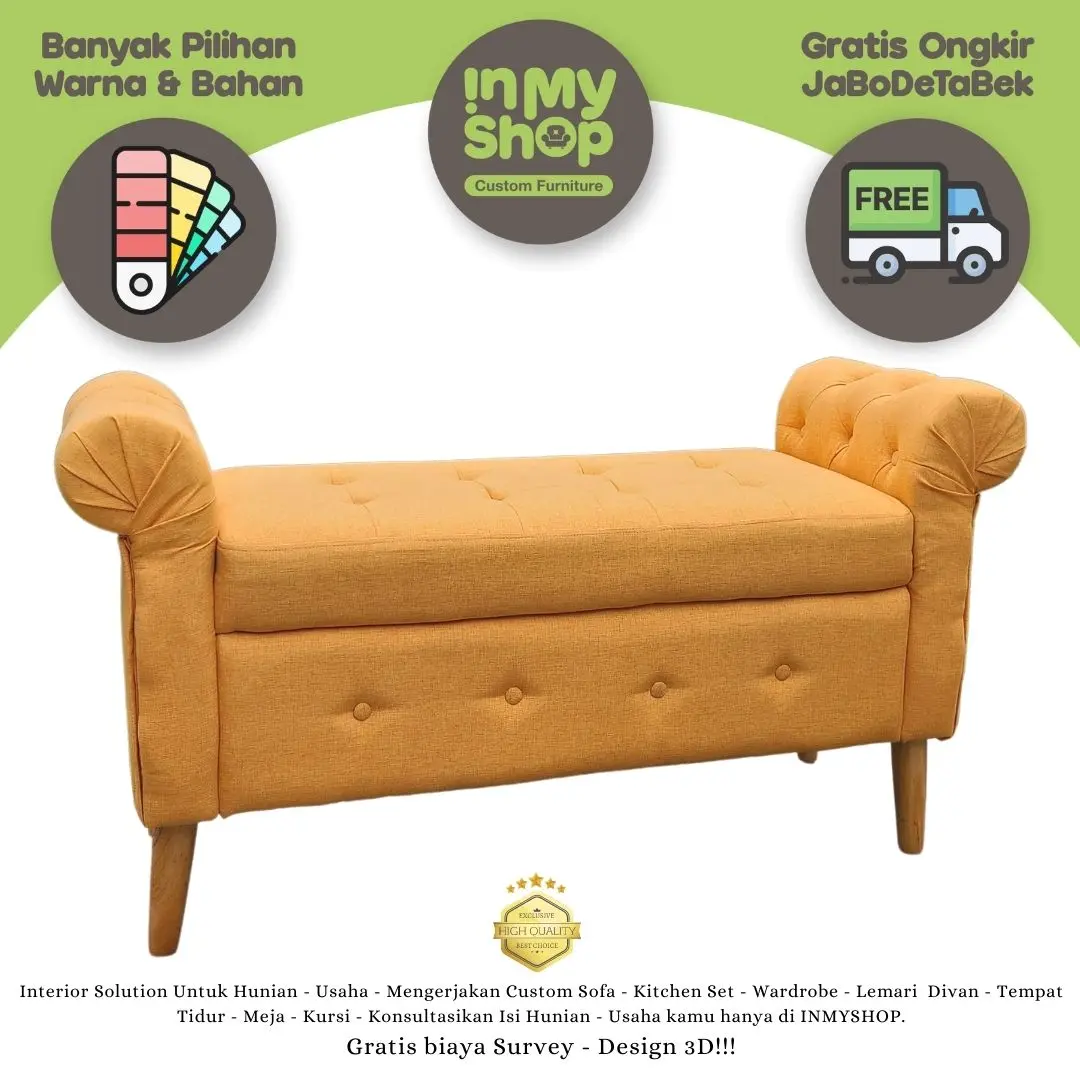 Sofa Ottoman Puff Stool Storage - Grande Busa ruang tamu