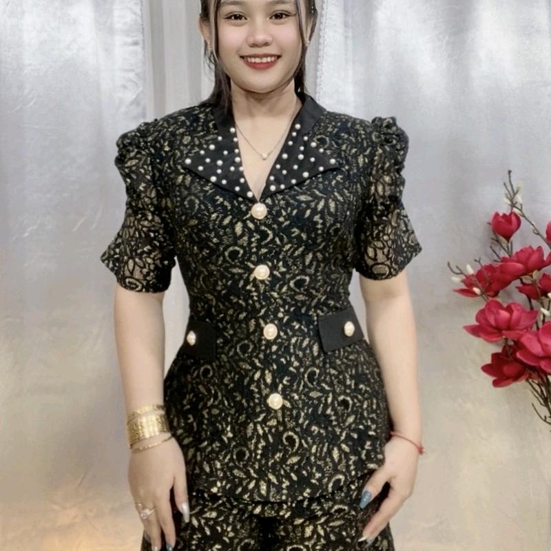 MS: 1041 Set vest ren quần đùi - Xưởng PA_chuyên thời trang  -Freesize nữ (dưới 62kg_eo dưới 80cm)  - Có 5 màu - Phù hợp đi tiệc, dạo phố, xem phim, coffee,.... 3
