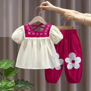 HANNA - Setelan Anak Guzelin Model Casual Motif Bunga Terlaris / Fashion Oneset Korean Style Terbaru