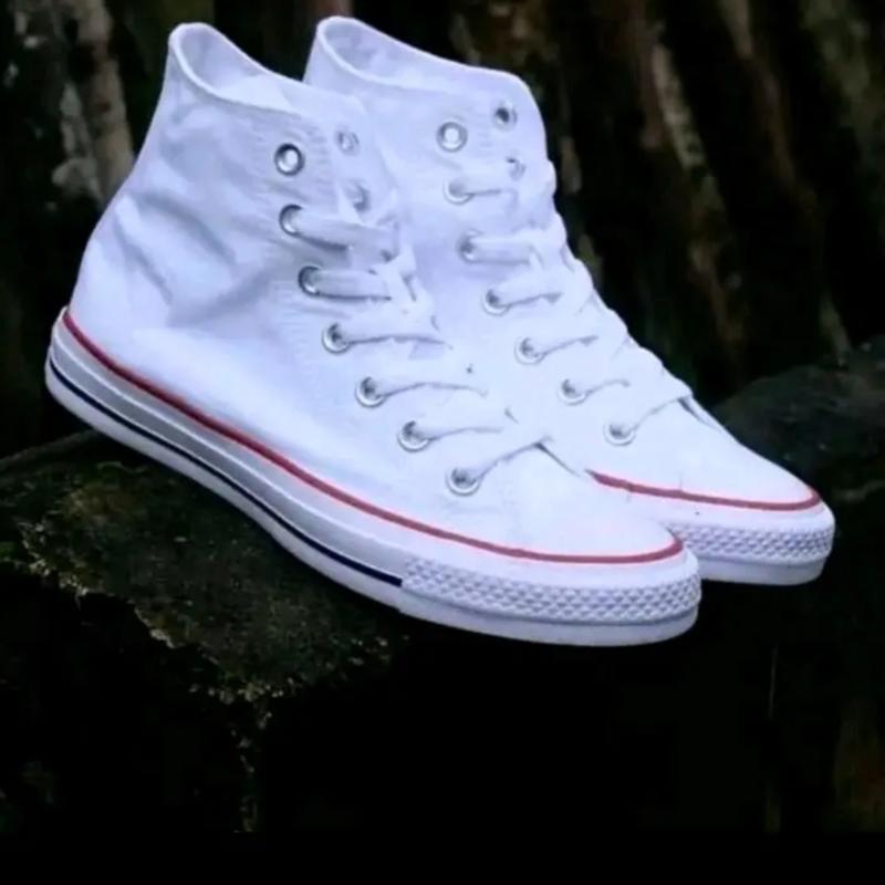Sepatu Sneakers Allstarr Coonveers Classic Tinggi Unisex Sekolah Kuliah Main Canvas Casual Shoes Pria Hitam Sport Kasual Olahraga Running 5