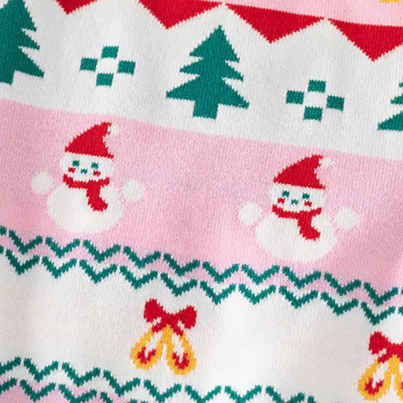 Product Introduction of Children Baby Girls Boys Winter Double Layer Christmas Tree Sweater Clothes Autumn Child Clothing Pullover Knitted Kids Sweaters 32