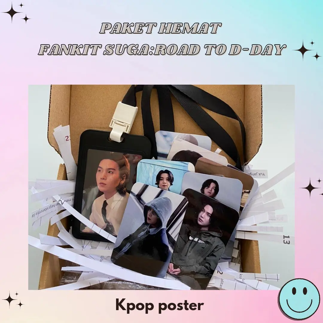 FANKIT SUGA:ROAD TO D-DAY KPOP IDOL UNOFFICIAL (BACA DESKRIPSI)