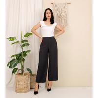 Gambar ALMANO Culotte Basic Hightwaist / Celana Kulot Wanita / Celana Rayon Premium - Coffee dari Almano Kota Medan 3 Tokopedia