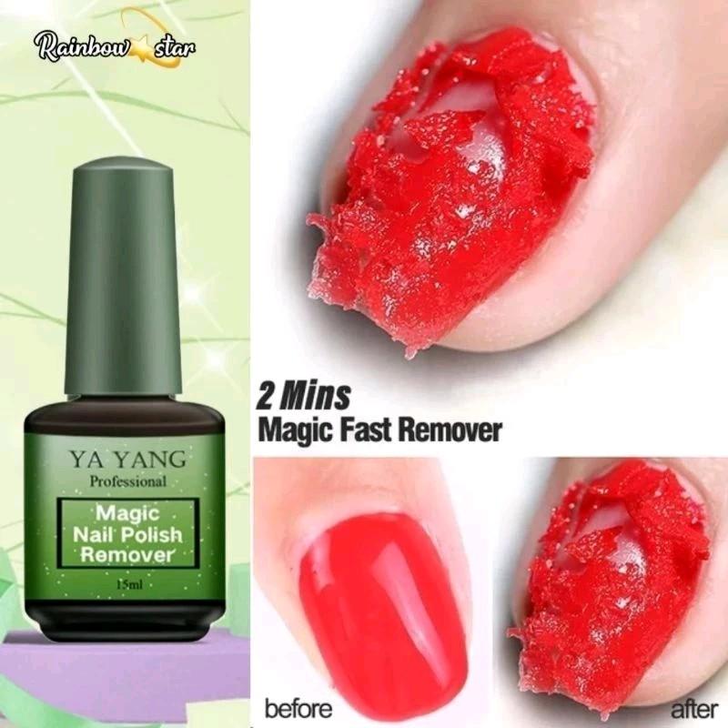 Magic remover gel polish remover 15ml Pembersih / Pelepas kutek gel pontianak 0