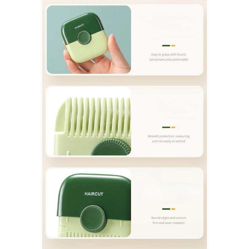 Product Introduction of 2 In 1 Baby HairCut And Hairdressing Comb Trim Bangs And Broken Hair Bangs Trimmer Manual Portable Children's Hair Clipper 13