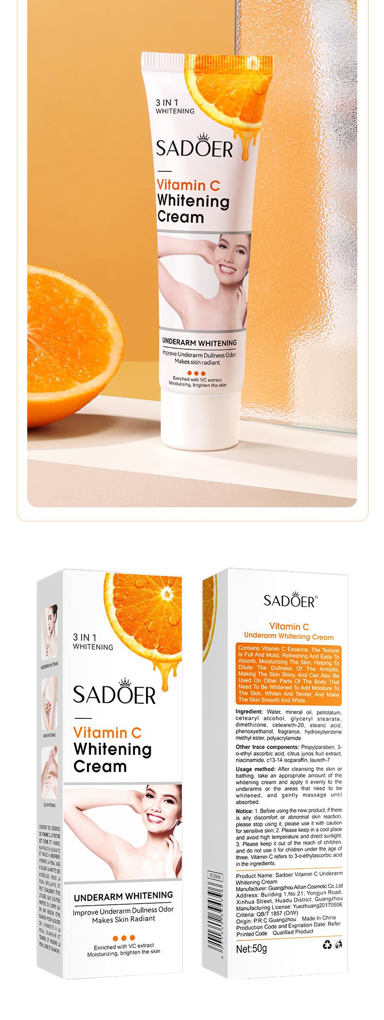 Product Introduction of Underarm whitening cream effective under arm whitening  for men and women body\qh003 19