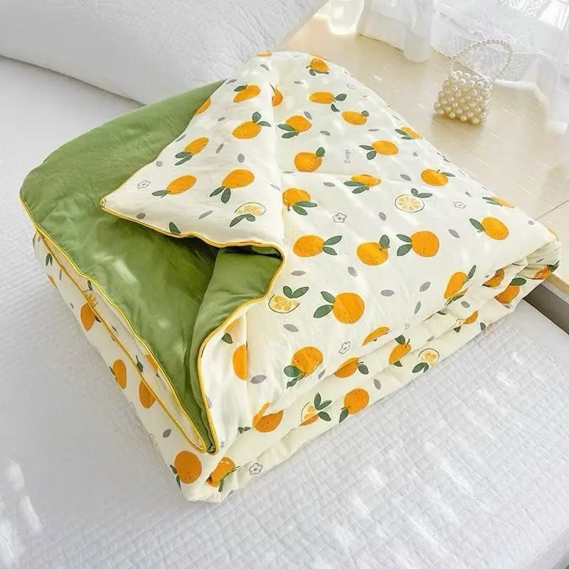 Chăn Hè Cotton Đũi Xơ Đậu Nành, Mền Bông Mềm Mại Thoáng Mát 8