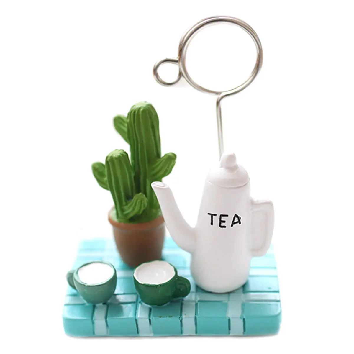 Teapot Photo Clip Message Holder Stand Ornaments 5.20X3.70X8.50CM ...