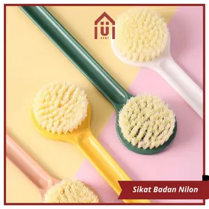 UNISO - SIKAT SATU SISI GAGANG NILON SIKAT PUNGGUNG BADAN MANDI