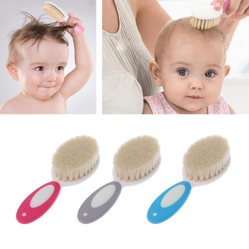 Product Introduction of Newborn Baby Natural Boys Girls Soft Wool Hair Brush for Head Comb Infant for Head Massager Portable Bath Brush Comb For 33