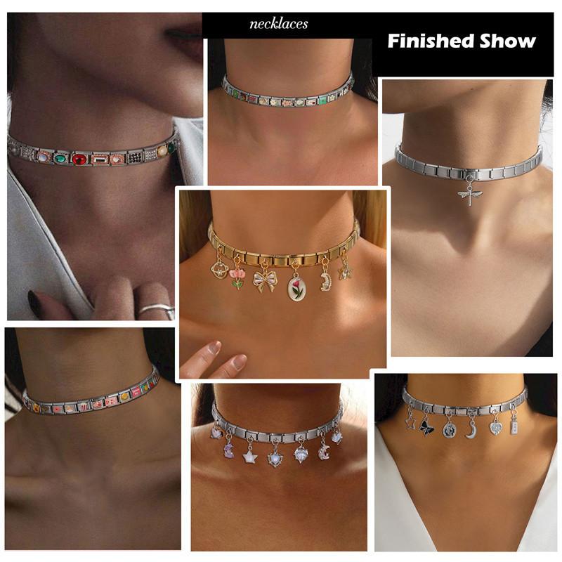 Product Introduction of Charm Italian Modular Charm Bracelet Links Fit 9mm Bracelet Stainless Steel DIY Making 14
