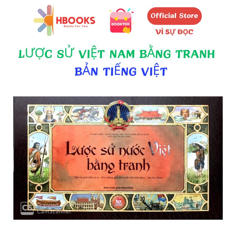  Sách Lược Sử Nước Việt Bằng Tranh - Bìa Mềm NXB Kim Đồng 