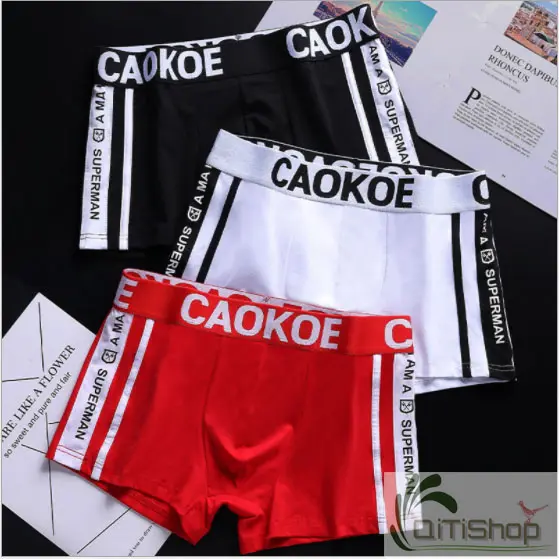 Quần Boxer Nam Sọc Vải Cotton (combo 4 quần)