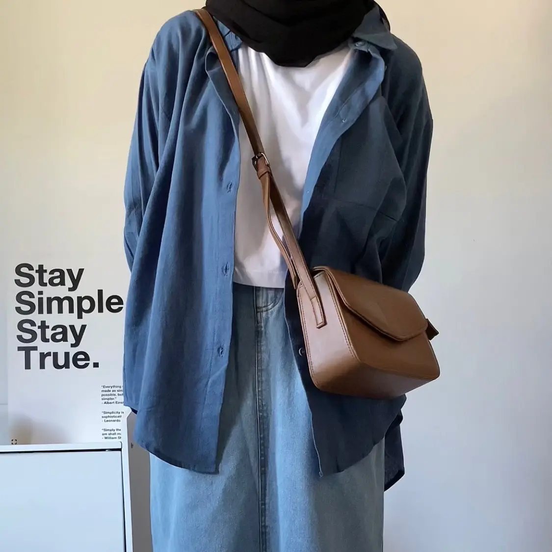 NUZI - Kemeja Oversized linen Impor shirt