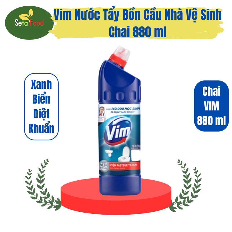 Vim chất tẩy rửa bồn cầu và nhà tắm chai 880ml Làm Sạch Nước Rửa Chén