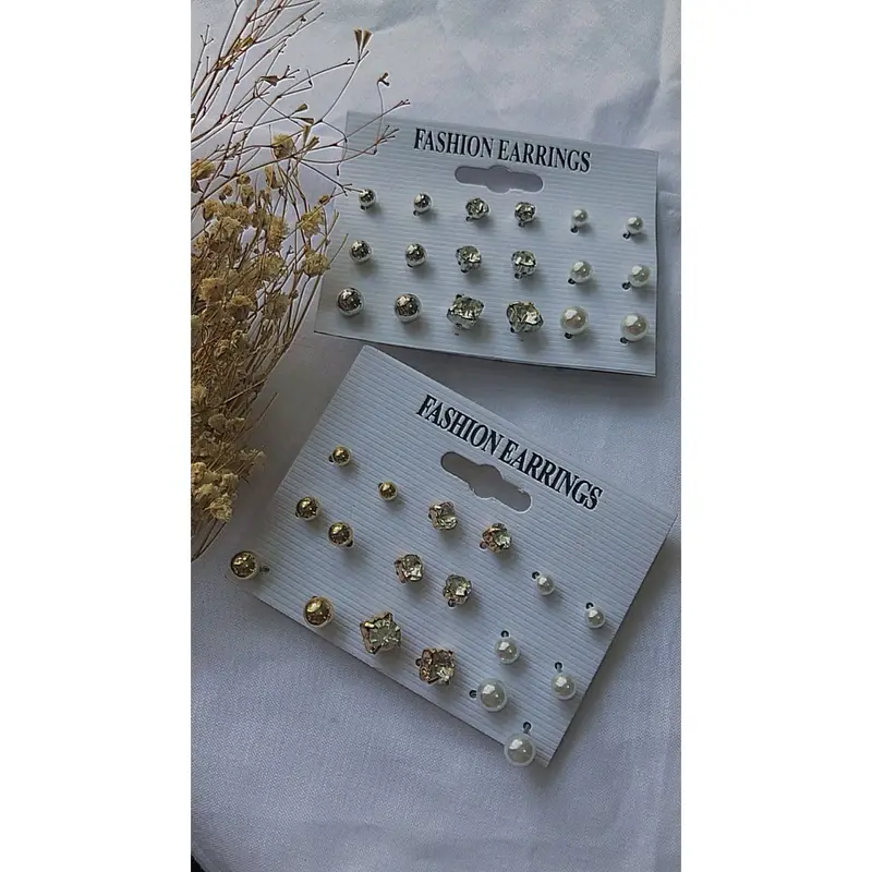 SET ANTING AKSESORIS WANITA - GRATIS ONGKIR COD - GEVPAJAMAS TOKO GEV PONTIANAK - ANTING FA26 2