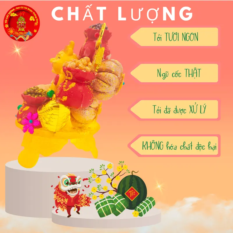 C57 - Tháp tỏi thờ cúng ông địa có đèn led, dĩa tỏi thần tài ngọc thực rồng vàng phát lộc chuẩn phong thủy - TỎI CÁT TƯỜNG - Trang Trí Nhà, Decor Phòng, Đồ trang trí phong thủy 2