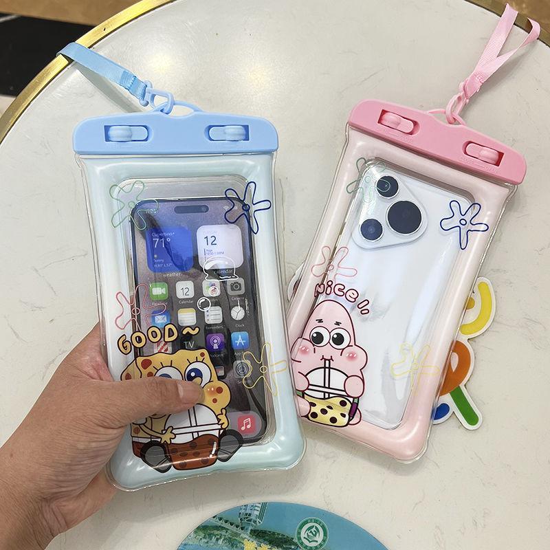 Brand New Airbag Style Waterproof Phone Pouch Touchscreen Compatible Photo-taking Waterproof Phone Bag Swimming Rafting Waterproof Sealed Bag 0