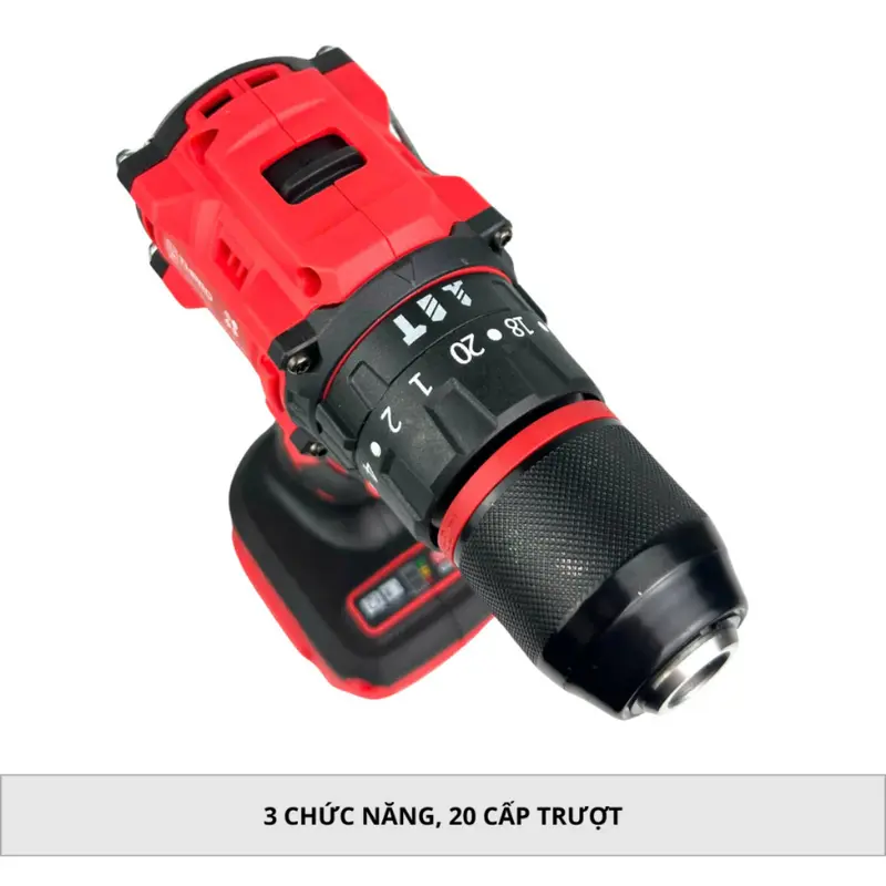 THÂN Máy Khoan Pin THPRO TH7713 3 Chức Năng Đầu 13mm Autolock Động Cơ Không Chổi Than Chân Pin Phổ Thông 2