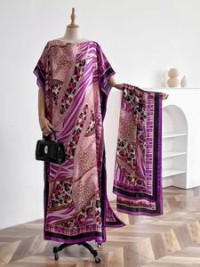 Conjunto para mujer de kimono de manga larga con estampado de leopardo y bandana; conjunto casual de prenda exterior abierta al frente y pañuelo cuadrado para vacaciones en la playa; accesorios de ropa para todas las estaciones.