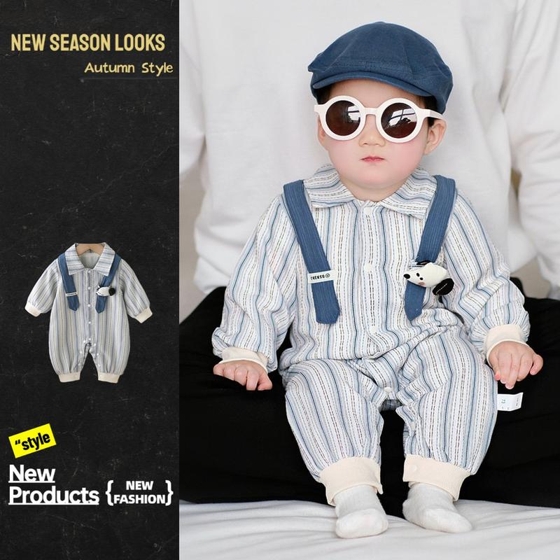 Áo Liền Quần Trẻ Em Bé Hàng Mới Về Mùa Thu Và Mùa Đông Dành Cho Bé Trai Và Bé Gái Tay Áo Dài Làm Bằng Bông Loại A Có Búp Bê Gấu Ấm Áp Phong Cách Hoạt Hình Thích Hợp Cho Trẻ Sơ Sinh 0-24 Tháng Tuổi
