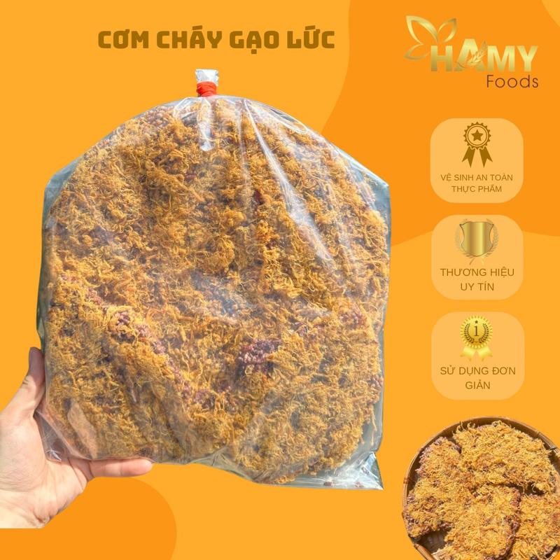  Cơm cháy đáy nồi sấy gạo lức siêu chà bông túi 500-530gr Snack Ăn Vặt 