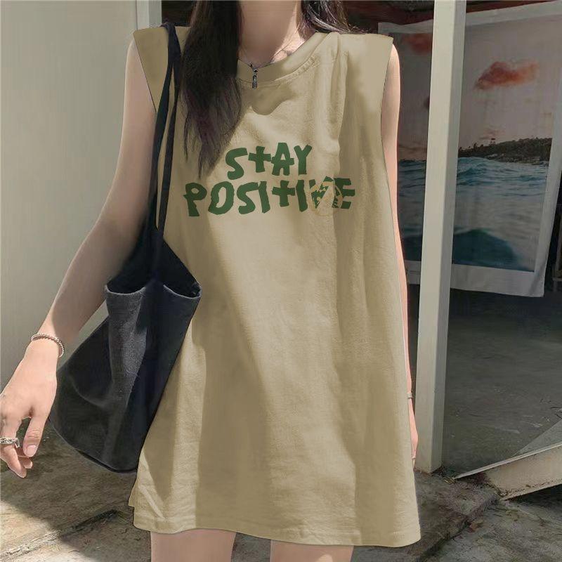 Product Introduction of Áo Thun Không Tay Phong Cách Mỹ Áo Vest Dài Trung Bình Dáng Rộng Rãi Cho Nữ, Áo Ghi Lê Nữ, Quần Áo Thời Trang Mùa Hè Phong Cách Độc Đáo Xu Hướng, Bộ Sưu Tập 2024 4