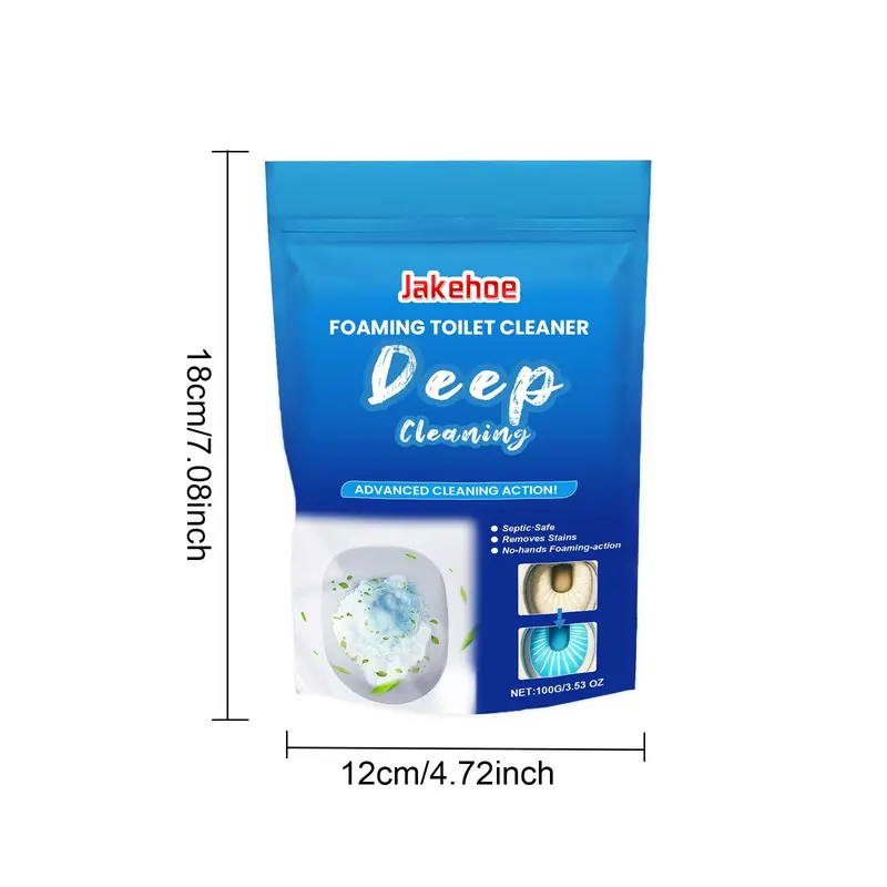 Toilet Cleaner, 1/2 Counts Deep Cleaning Toilet Cleaner Powder, Household Cleaning Supplies for Bathroom Toilet, Home Care Supplies 1