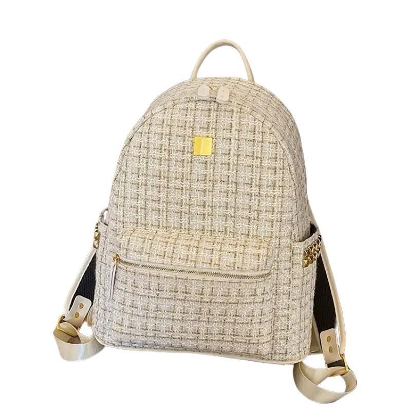  Ba lô đi học balo đi chơi vải dạ kim tuyến size 40 vừa A4  laptop 14 tặng kèm móc khóa - BL031 