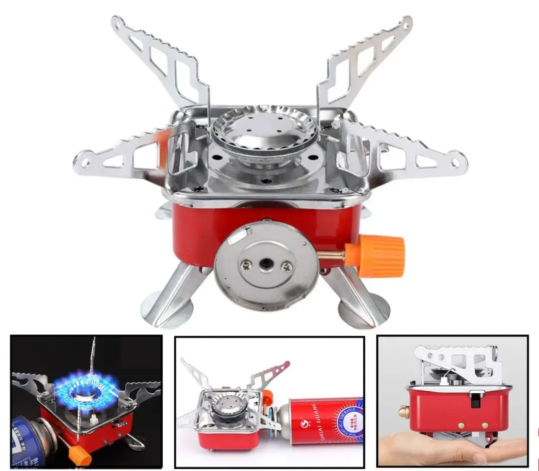Mini Portable Folding Stove Outdoor Travel Cooking Gas Stove