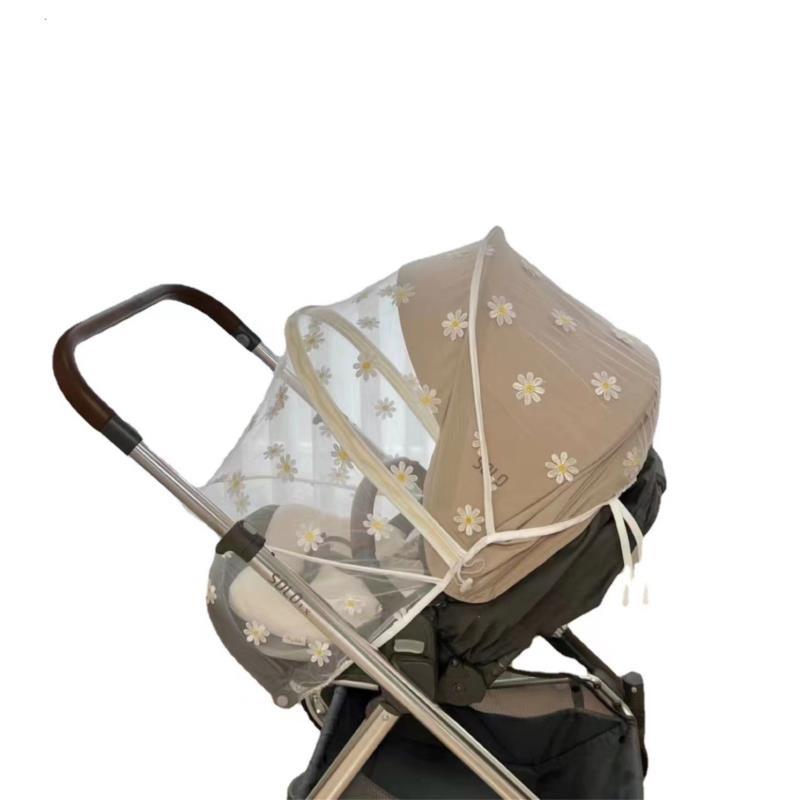 Product Introduction of NEW Summer Mosquito Net Baby Stroller Pushchair Mosquito Insect Shield Net Safe Infants Protection Mesh Stroller Accessories 8