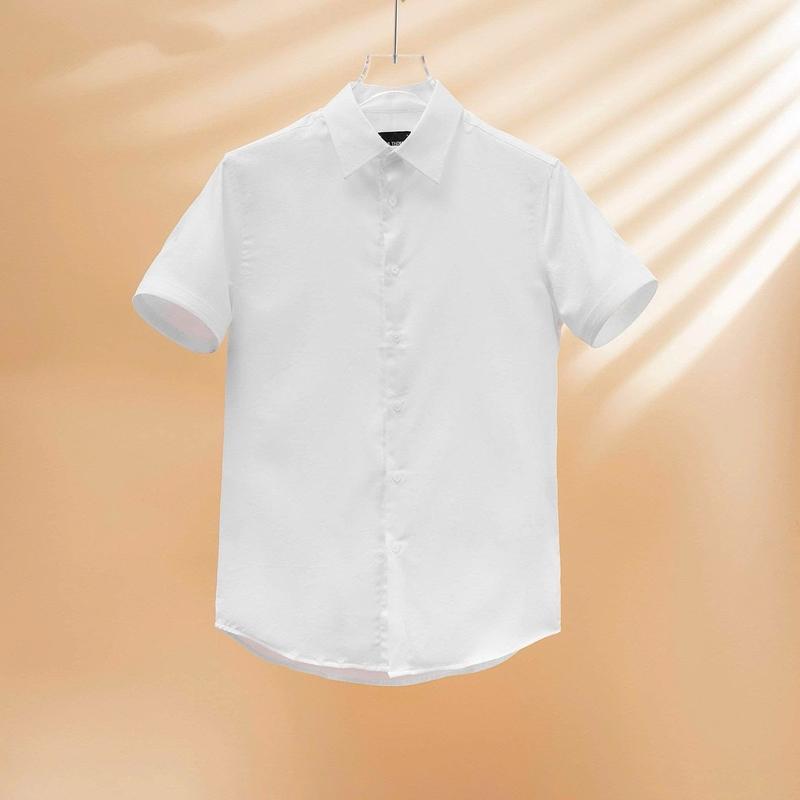 Sơ Mi Cộc Tay Trắng - Paul Thomas Menswear 1