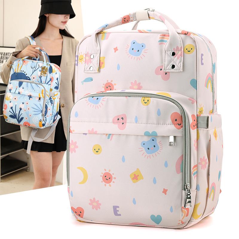 Balo Bỉm Sữa Cho Mẹ Và Bé, Túi Đựng Đồ Trẻ Sơ Sinh Kích Thước Lớn bim gấu Đeo Chéo