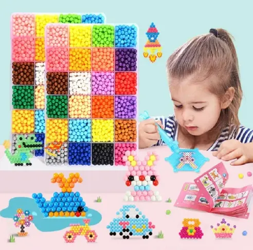 600/1000/1500/2400 Buah DIY Manik-manik Air Ajaib Kerajinan Tangan Anak-anak Mainan Pendidikan Anak-anak