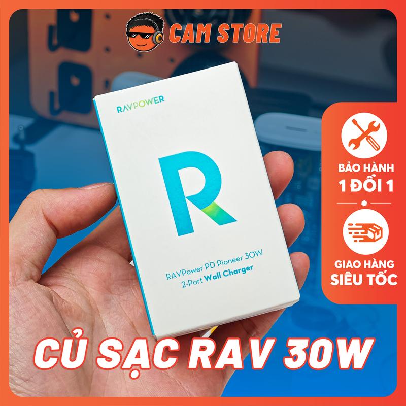 Củ Sạc Nhanh R.A.V Power 30W 2 Cổng - RP-PC132 PD 3.0